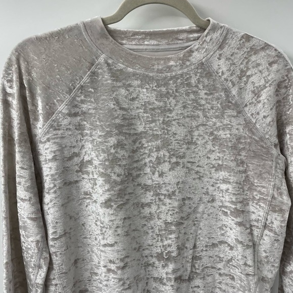 Lululemon Warm Down Crew Crushed Velvet Chrome W3EBNS - Picture 5 of 7